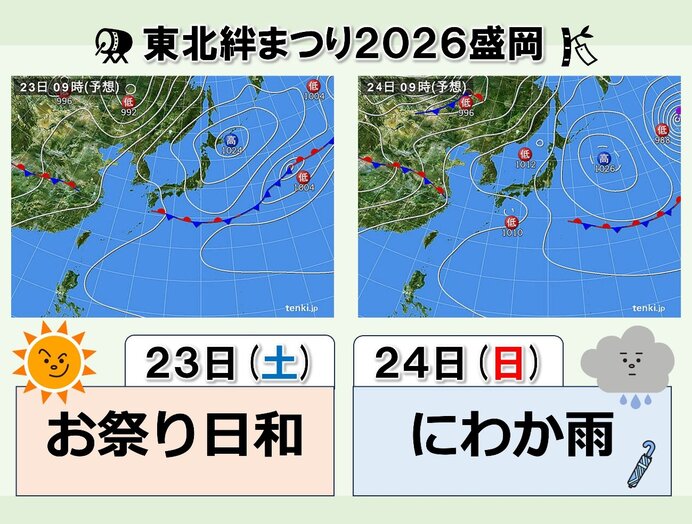 東北6県の祭りが大集結「東北絆まつり2026盛岡」 気になる天気は?