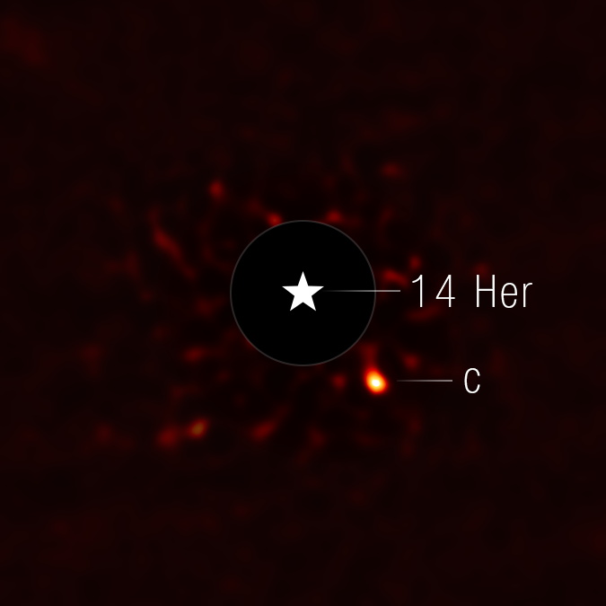 60光年先の太陽系外惑星 ジェームズ・ウェッブ宇宙望遠鏡が直接観測【今日の宇宙画像】