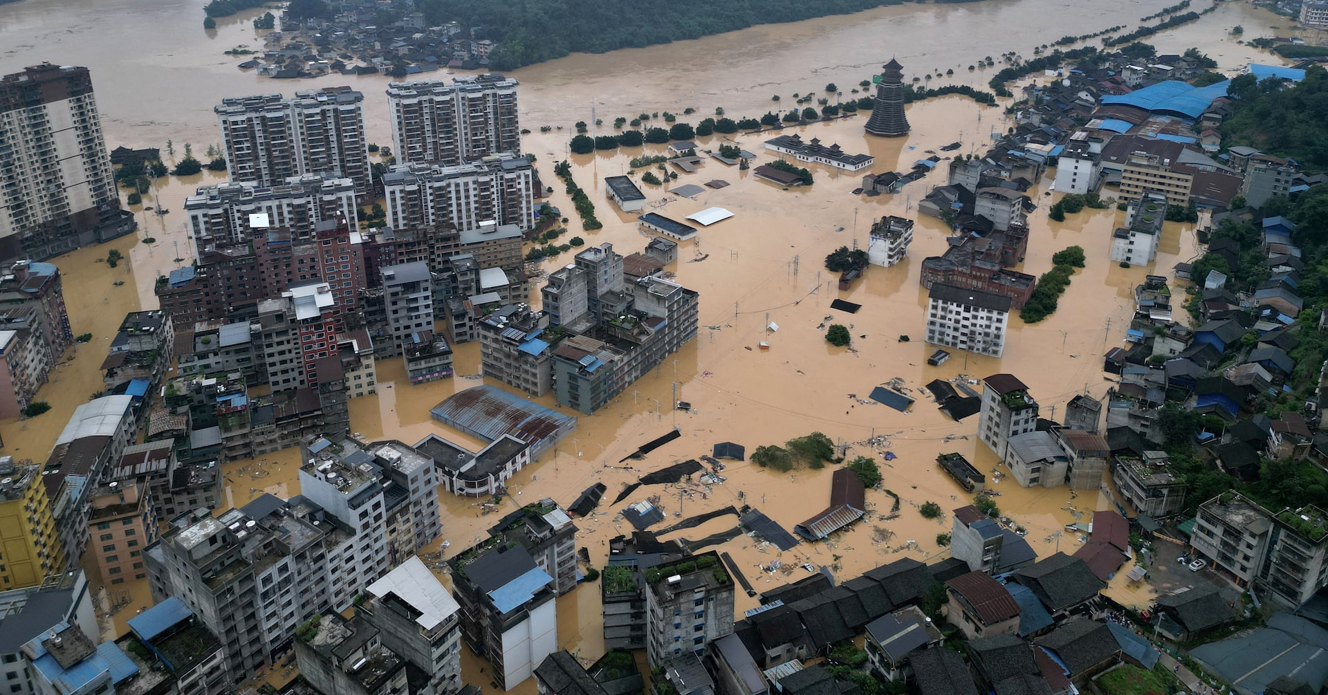 中国、自然災害で上半期76億ドル損失 被災者2300万人超